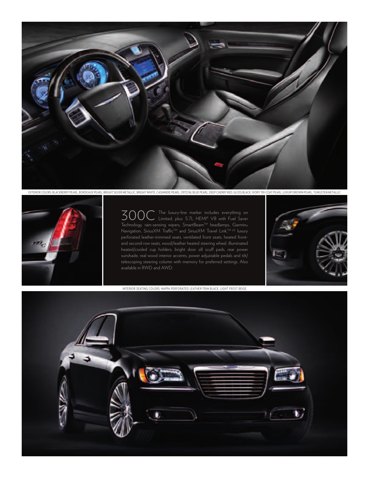 2012 Chrysler 300 Brochure Page 9